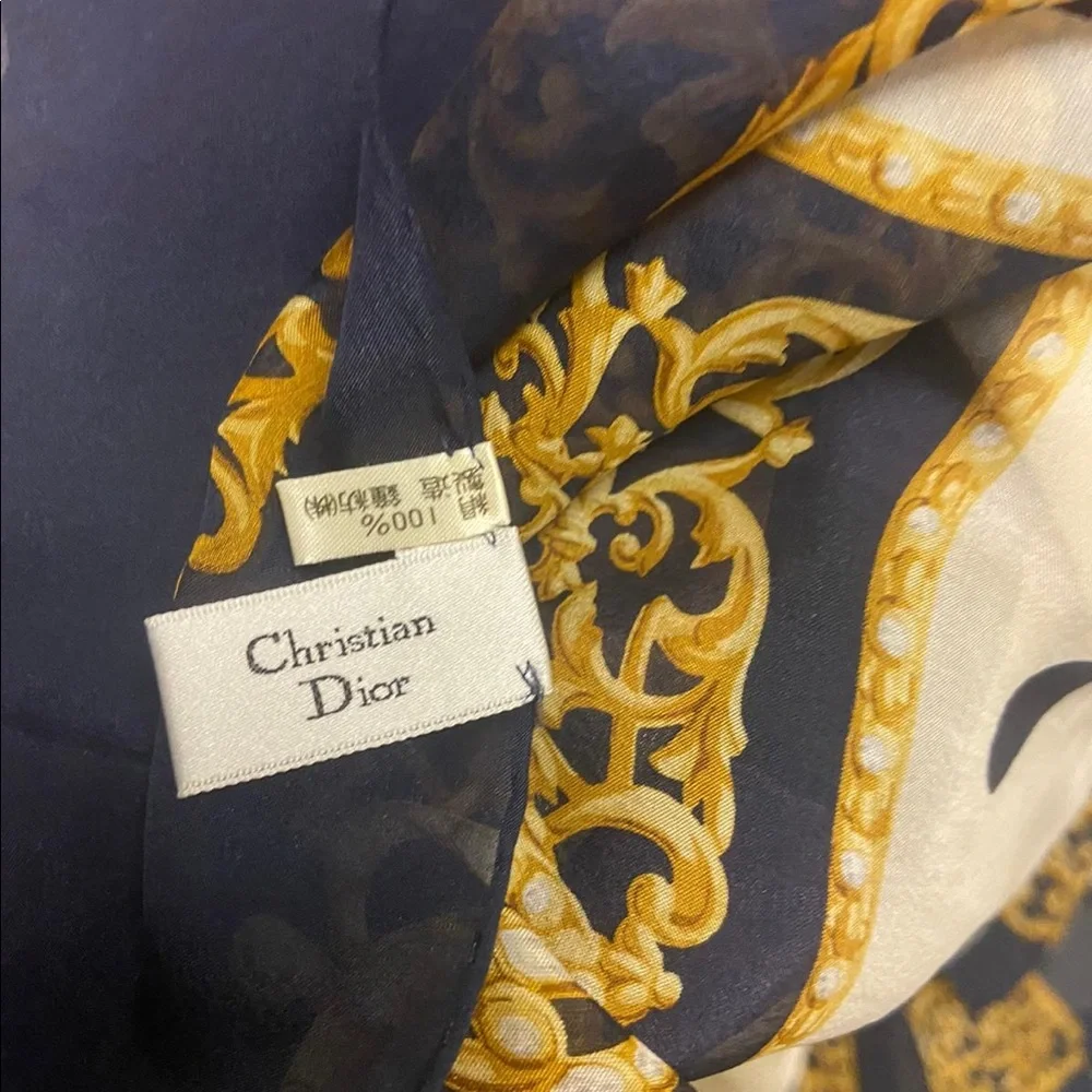 Stunning Christian Dior Vintage scarf silk
